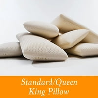 - Prirodni talalay kasni paket za spavanje - jastuk sa standardnim veličinama za bočnu stražnju stražnju
