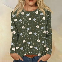Duksevi za žene Jesen i zimski posadni majica s dugim rukavima vrhovi bluze