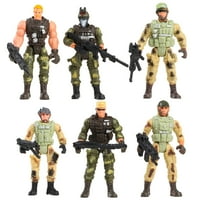 Vojnike Men igračke Dječje figure Figure Akcijski vojnici Mašine ratne plastične reprodukcije Statua Desktop Boys Slika statua