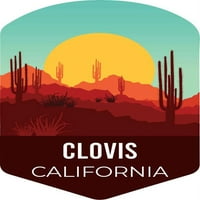 i R uvoz Clovis California Suvenir Vinil naljepnica naljepnica Kaktus Desert Design