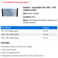 Radijator - kompatibilan sa - Cadillac Deville 1994