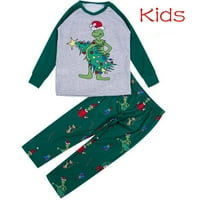 Grinzi Božićni roditelj-dijete nosi obiteljska nose crtani lik pidžamas božićni pidžami roditelj-dječji