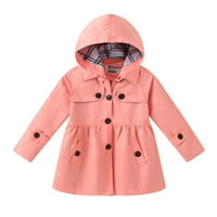 Aaiyomet kaput za zimsku jaknu za dječaka - vodootporan izolirani vjetrovilac, ružičasti 6- godina