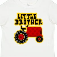 Inktastični crveni traktor Little Brother Poklon toddler Boy Girl Majica