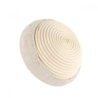 Rattan košarica Okrugla oval bannetonska hljebska tijesta košarica + tkanina za pečenje košara ratna