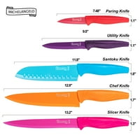 Komad kuhinjskih noža, dugački nož set za kuhinju, viši ugljični nehrđajući čelik kuhinjski noževi,