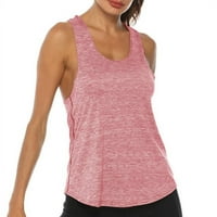 Musuos Womens casual teretana racer nazad trčanje prsluk fitness jogging tenk top