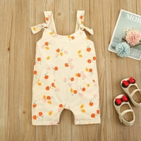 Wofedyo Baby Girl Odjeća za bebe Print Girls Striped Fruit Jumper Romper Boys Odjeća za djevojke za djecu