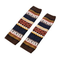 Wyongtao Clearence ispod $ 10,00Winter Žene Držite čarape za ispis pletenje toplo gležnjače nogave topline čarape