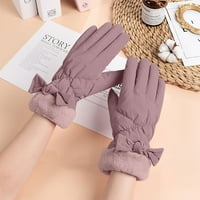 Zimske rukavice, žene zimske rukavice tople dodirne zaslonske rukavice Vjetrootporne rukavice za ženske djevojke zime koristeći