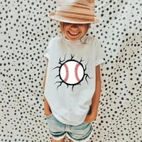 B91XZ Girls 'modna bluza Tors Ležerne prilike Casual Baseball 3D Prints Toddler Girls Boys Ispis Teen