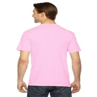 Američka odjeća uniseni majica s kratkim rukavima -Pink -l