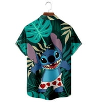 Filmovi Disney Lilo & Bowtch majice Havajski kratki rukav Summer Majica na plaži Ležerne majice za djecu Odrasli