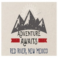 Red River Novi Mexico Suvenir Frižider Magnet Avantura čeka dizajn