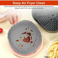 Air Fryer Silikonski potporni košare za košare Ne-Stick za višekratnu sigurnu pribor za pećnicu za pećnicu