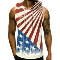 Muške patriotske majice Havajske ljetne majice Američke zastave Grafičke majice za muškarce TANK TOP