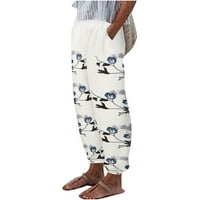 Nastavničke hlače za žene Trendi Žene Ljeto Ležerne prilike Ugodno labavi džep Solid Color pantalone