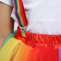 Ljetne haljine za žene Ležerne prilike Lette Ležerne prilike Tutu Cute Tulle Cute Rainbow Color Ball