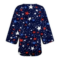 Ženski Cardigan Dressing Cvjetni print Three Quarter rukava Kimono Modna labava pokrov za bluzu Falls Feld