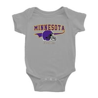Slatka Minnesota jednodijelna odjeća za nogometnu odjeću za bebe