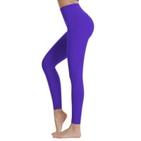 gamaše joga hlače za žene vježbanje s vježbama sa visokim strukom Hlače yoga hlače u punoj dužini gamaše atletski trkački tajice joge tajice za žene plavo m