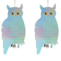 CORASHAN DECOR BLINGER Reflection Hanling Owl zastrašivanje za prestrašivanje ptica reflektirajuće olovka,