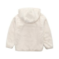 JUEBONG jakne za čišćenje bebe Dječji košulja s kaputama s kapuljačom košulja sa kapuljačom sa patentnim košuljama vrhovi dječaka Ležerna topla jakna