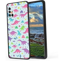 Kompatibilan je sa Samsung Galaxy A 4G futrolom telefona, Cute-Dinosaur-T-Rex-Dino Case Muškarci Žene, Fleksibilna silikonska kućica za udarce za Samsung Galaxy A 4G