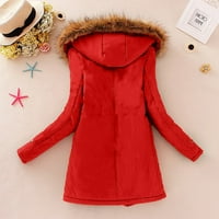 Hanzidakd ženska jakna kaputi zimski rukav odlice s dugim rukavima plus veličina modna jakna kaputa