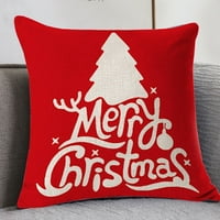 Prozračna jastučna futrola Jednostrani FLA-ov poklopac božićnog jastuka FLA za kućni bež lana