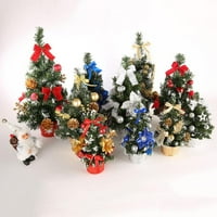 Umjetno božićno ukrašavanje malog tabletop ukrasne festivalske stranke Kućni dekor Xmas pokloni zazor
