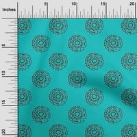 Onuone pamučna svilena tkanina cvjetna blok Ispis tkanina sa dvorištem široko