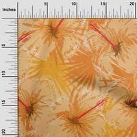 Onuone pamuk poplin Twill tkanina od naranče tropsko apstraktno listovni list šivaći materijal za ispis