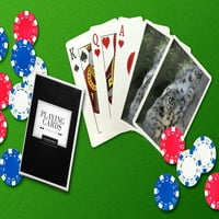 Snow Leopard, Lantern Press, Premium igraće kartice, paluba sa šalerima, USA izrađena