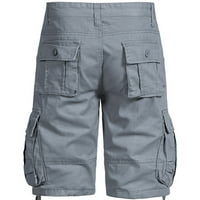 Aloohaidyvio Duks Muška čišćenje, muški radne kratke hlače na srednjim strukom multi-džepne hlače casual