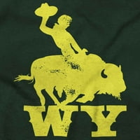 Wyoming Western Rodeo Rider Wy Hoodie Duks žene MUŠKE BRISKO BRANDS 2x
