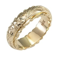 Sliver srebrni prstenovi elegantni vjenčani zlatni i nakit cvjetni prstenovi