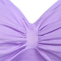 Dame Potpuna pokrivenost Bralette Comfort Dojenje Nursing grudnjaci Podesivi kaiševi Podrška Bralette Purple 3xl