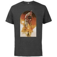 Star Wars Knjiga Boba Fett Brod Tatooine - pamučna majica kratkih rukava za odrasle - prilagođeni-ugljen
