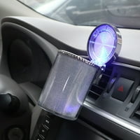 -Groee Car za dimnjak bez dime bez dime Blue LED Cool Light indikator TRAVEL AUTO CIGARETE Miris Difuser Difuser