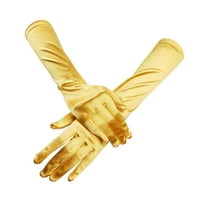 Jerdar rukavice Žene satenske duge rukavice Opera vjenčane mladenke večernje party mamunske rukavice