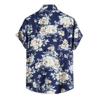 Summer Regular-Fit Graphic tiskana majica za blube Casual s kratkim rukavima za muškarce Majica