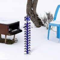 Sdjma Iron Art Snow Pauter - Božićni odmor Snowflake snježne ploče Mjerenje, ručno rađeni metalni sniježni