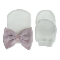 Novorođenčad Ne ogrebotine + slatka kapu za luk za novorođenčad Unise Predimie rukavice