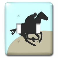 3Droza konja utrke - dvostruki preklopni prekidač