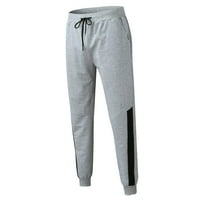 Eguiwyn muns dukserice srednji struk joggers dukselim fit joga sa džepovima teretni pantalone za muškarce