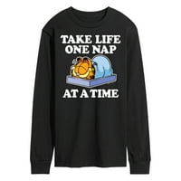 Garfield - Vodite život jednu nap - mušku majicu dugih rukava