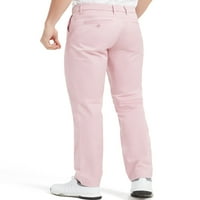 Muške obične prednje golf hlače klasično suženo opušteno fit lagan prozračan