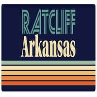 Ratcliff Arkansas vinil naljepnica za naljepnicu Retro dizajn