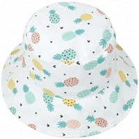 TODDLER Sun Hat ljeto UPF 50+ reverzibilni šešir s dvostrukim nošenjem za bebe